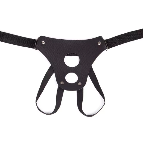 Cinta Para Prótese Regulável Com Furo Duplo Preta