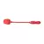 Vibrador de Ponto G e Clitóris com Pulsação - Formato de Rosa Cor Vermelho - loja online