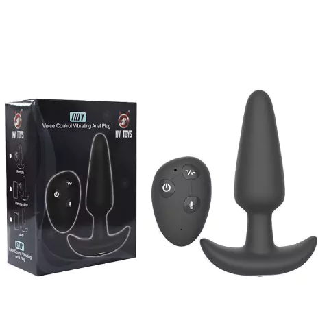 Plug Anal Vibratório Com Controle De Voz