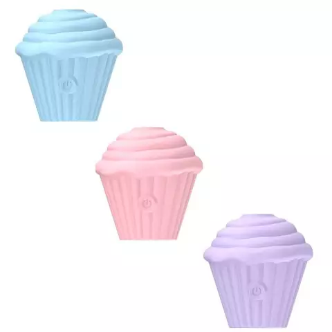 Vibrador de Clitóris - Cupcake com Pulsação