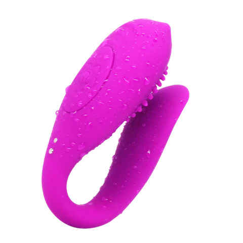 Vibrador Recarregável Com Cerdas Massageadora