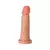 Prótese Penis de Borracha Bege - 16 x 4 cm na internet