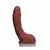Prótese Bengala Com Escroto 21x5,5 Cm Na Cor Marrom - comprar online