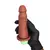 Pênis com vibro - 14,5X4 CM NA COR marrom na internet