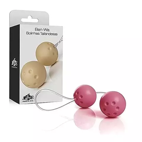 Conjunto de 2 bolas para pompoarismo com peso
