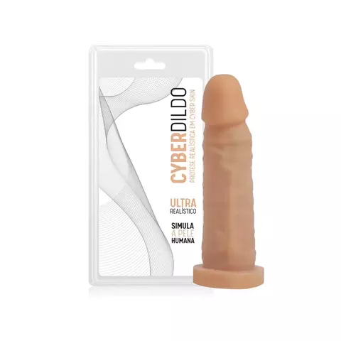 Pênis Pele sem Vibro em CyberSkin - 17x4,5cm