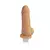 Prótese em Cyber Skin com Escroto e Vibrador Multivelocidade Bege - 15 x 4 cm na internet