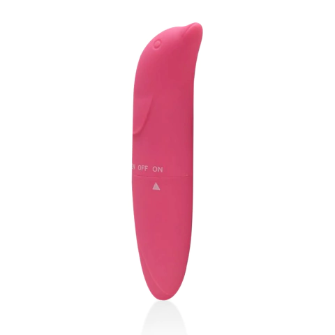 Vibrador Golfinho Ponto G com Dupla Estimulação - Pink