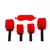 Kit Bondage Vermelho 4 Amarras e 1 Venda - comprar online