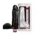 Pênis Realístico Com Escroto e VIbro - 20,5 x 4,7 cm - Preto - comprar online