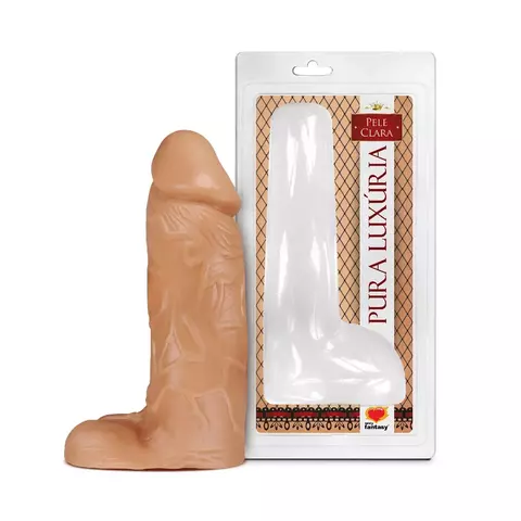 Pênis Realístico Com Escroto Maciço - 23,2 X 7,3 CM - comprar online