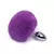 Plug Anal em Aço - Pompom de Coelho - Tamanho - P - comprar online