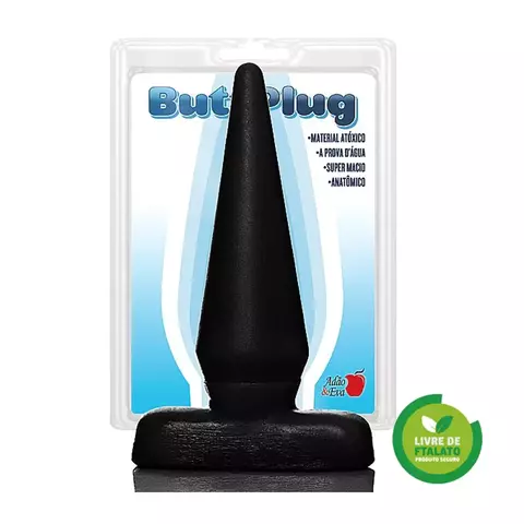 MINI PLUG ANAL inicianate 12,5 X 2,5 CM / Cor Preto