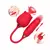 Vibrador De Ponto G E Clitóris Com Vai E Vem - Formato De Rosa - Greebaby - comprar online