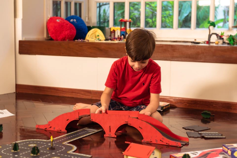 Extensión Calles - Juego de construcción Mis Calles (calles, rectas, curvas y extensión de puente)