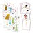 Stickers Reutilizables - Vestidos de las 4 estaciones - comprar online