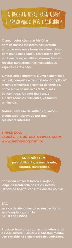 Combo Simple Dog Carne 5,4 kg