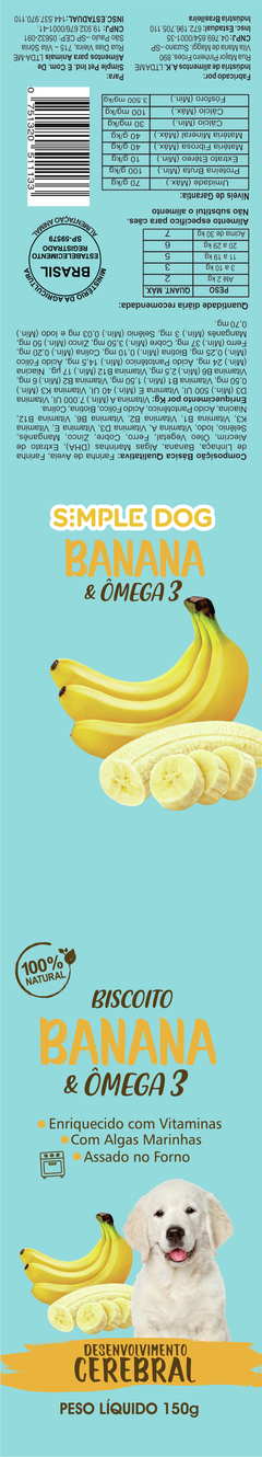 Biscoito Simple Dog Banana