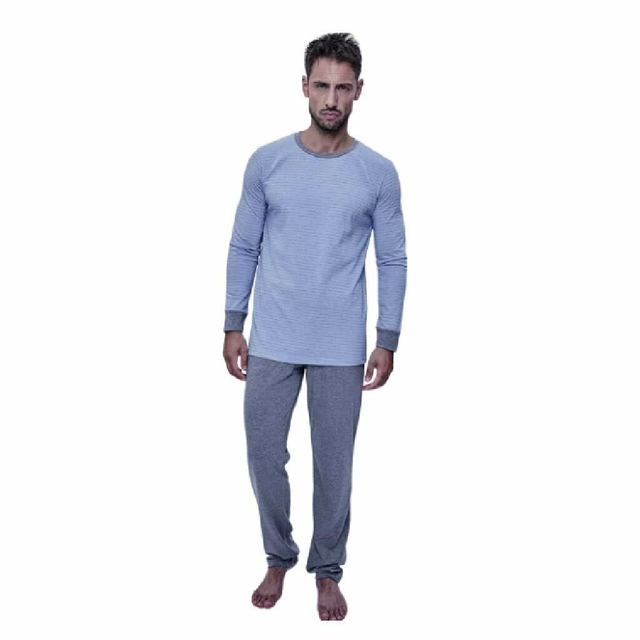 Pijama De Hombre De Algodón. "Eyelit" Art - 1886 thumbnail 2