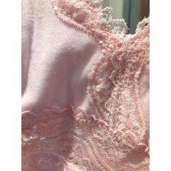 Camisón maternal con breteles regulables de modal y puntilla. "VRIDDA" ART - 3115