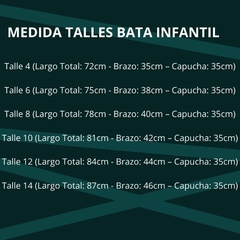 Imagen de Bata de nene con capucha y bordado de FLASH. "BILBAO" ART - 21090