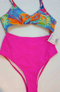 Malla Trikini Estampada Vedetina Piedra De Mar 5525 - Lenceria Montemar 