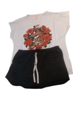 Pijama Mujer Verano Sin Manga "SO PINK" ART - 11595