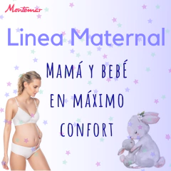 Corpiño top maternal encaje carmela "VRIDDA" ART - 3142