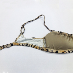 Malla Bikini Top Y Vedetina Estampada Sol Y Oro Art 4201