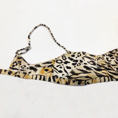 Malla Bikini Top Y Vedetina Estampada Sol Y Oro Art 4201 - Lenceria Montemar