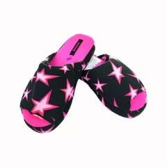 Pantuflas abiertas estampadas. "PROMESSE" ART - 35004