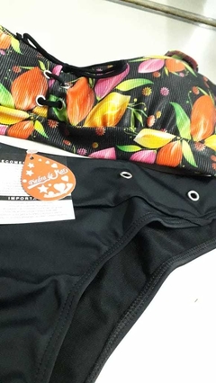 Bikini Top Detalle Cordones Piedra De Mar art - 4722  - Lenceria Montemar 