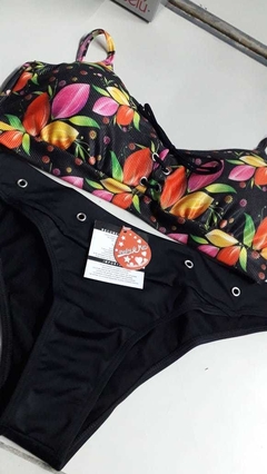 Bikini Top Detalle Cordones Piedra De Mar art - 4722  - tienda online