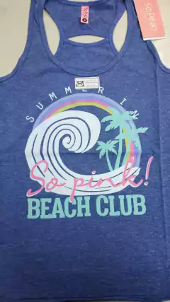 Pijama musculosa y short. "SO PINK" ART - 11593 - comprar online