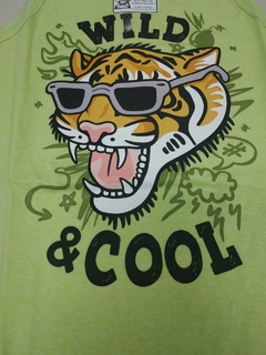 Pijama Verano Nene Musculosa Tiger Algodón 21013 Bluo - Lenceria Montemar