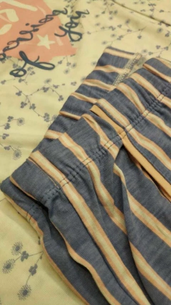 Pijama de algodón manga larga estampado. "SO PINK" ART - 11623 en internet