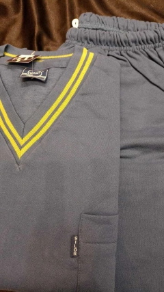 Pijama manga larga frizado. "SILOR" ART - 403 - comprar online