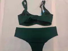 Malla Bikini Con Aro Y Culotte Color Liso 4124 Sol Y Oro - comprar online