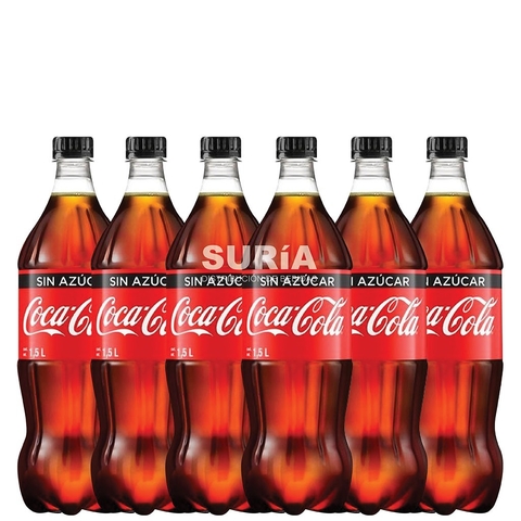 COCA COLA S/AZUCAR 1500 X 6 - comprar online