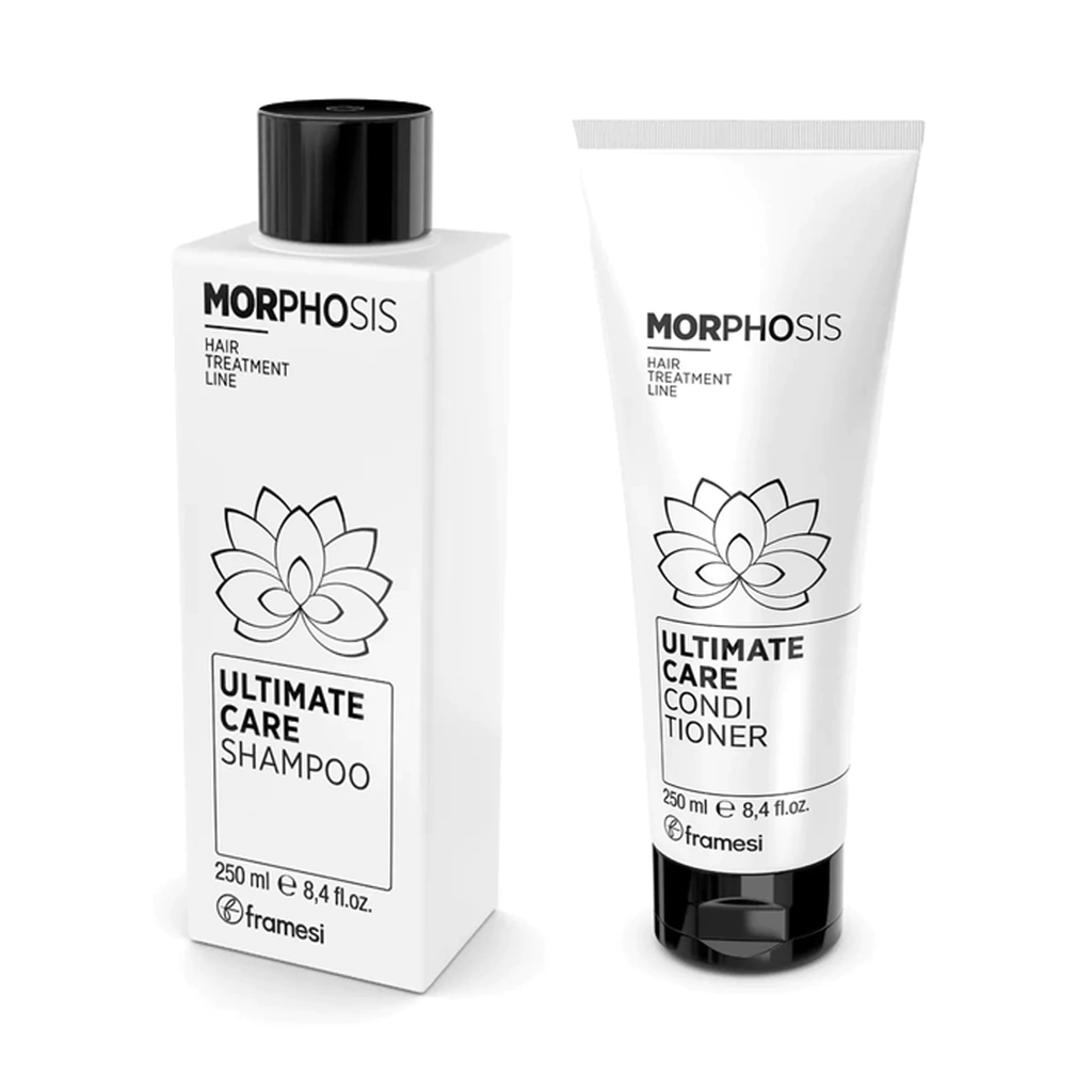 Combo Framesi Morphosis Shampoo Ultimate Care x250ml + Acondicionador Ultimate Care x250ml