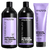 Matrix combo fortificante unbreak my blonde shampoo x1000ml + acondicionador x1000ml + tratamiento x150ml - comprar online