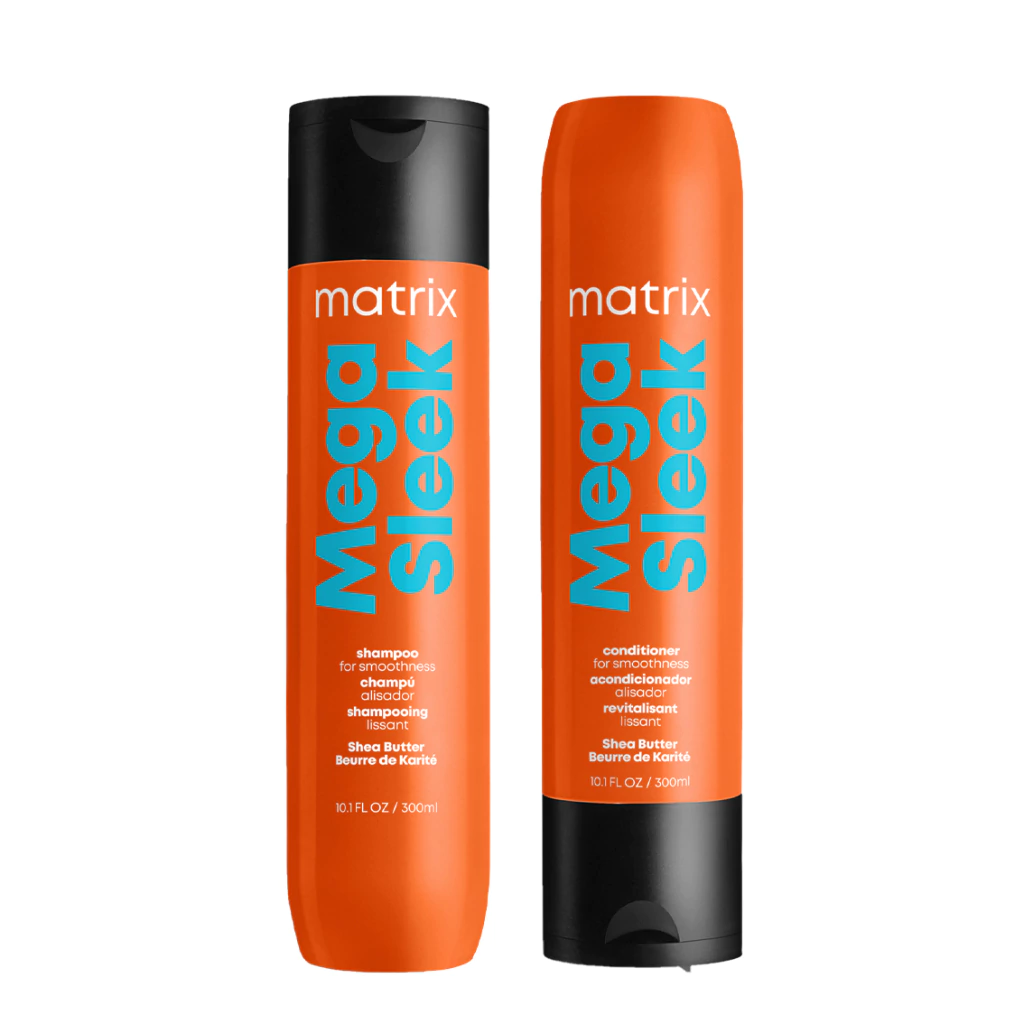 Combo Matrix Total Results Mega Sleek Shampoo x300ml + Acondicionador x300ml