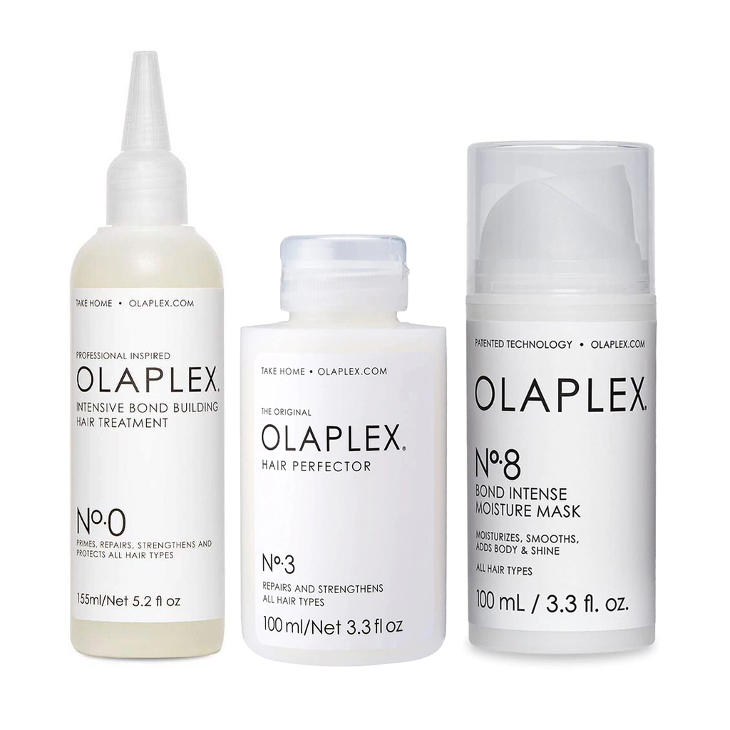 Combo Olaplex Nro. 0 + Olaplex Nro. 3 + Olaplex Nro. 8