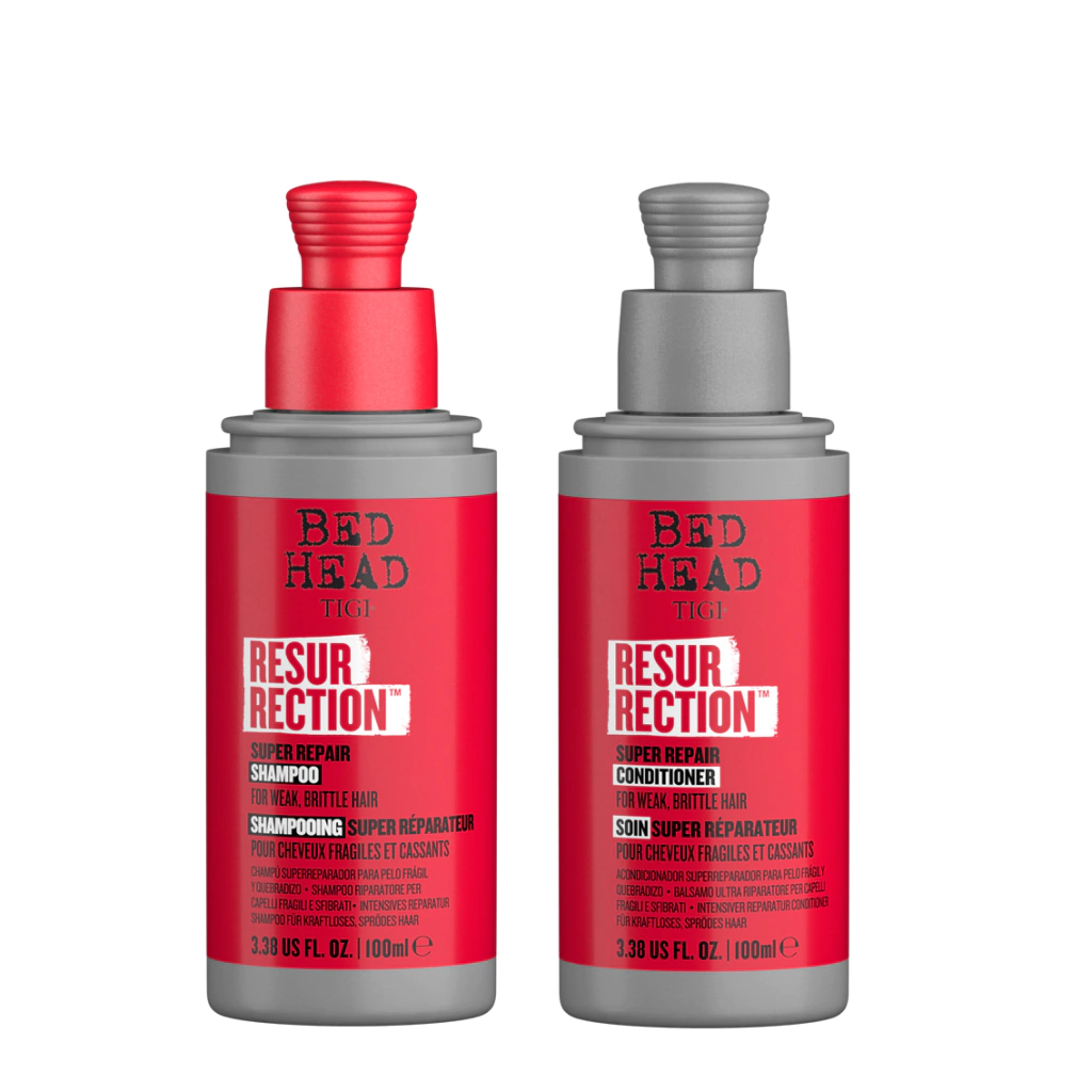 Combo Tigi Resurrection Shampoo x100ml + Acondicionador x100ml Travel