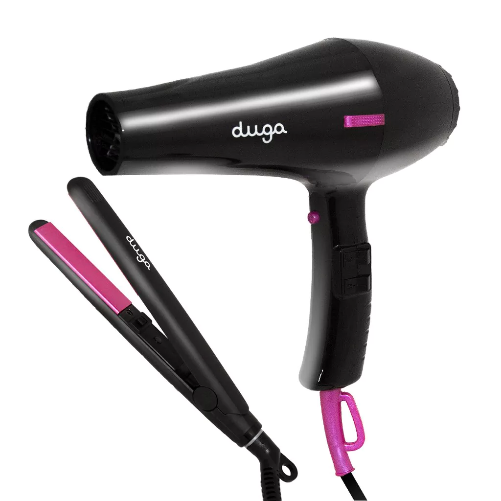 Combo Duga Secador de Pelo + Plancha Mini