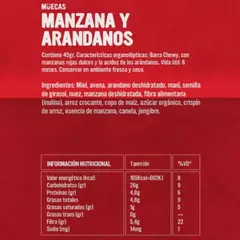 Barra de Cereal Manzana y Arandanos x 45 grs MUECAS (x 8 unidades) - comprar online