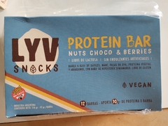 Barra Proteica Vegana Choco & Berries x 43 grs LYV (x 6 unidades) en internet