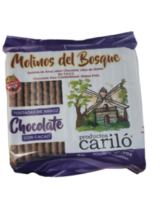 Imagen de Galletas de arroz Chocolate sin tacc x 150 grs CARILO (x 6 unidades)
