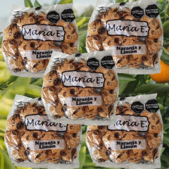 Galletitas Dulces de Avena, Naranja y Limon sin azucar x 215 grs MARIA E (x 5 unidades) - Tienda Oeste Alimentos Naturales