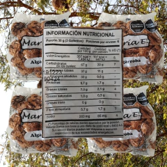 Galletitas Dulces de Avena y Algarroba sin azucar x 185 grs MARIA E (x 5 unidades) - Tienda Oeste Alimentos Naturales